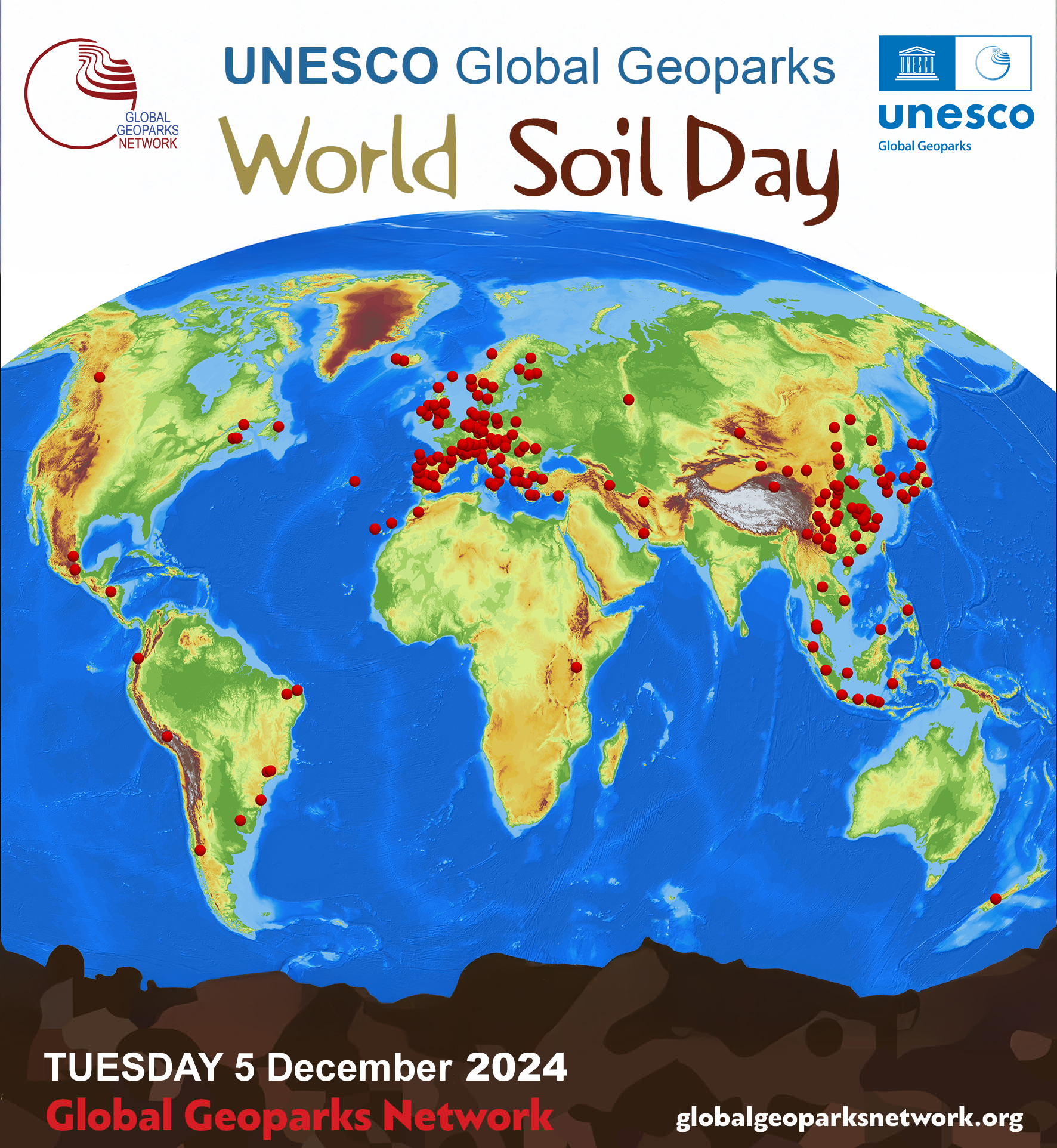 WORLD SOIL DAY. 5 December 2024 Global Geoparks Network